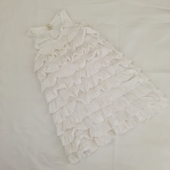 J. Crew Other - Crewcuts White Cotton Ruffle Dress J. Crew Other - Crewcuts White Cotton Ruffle Dress